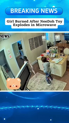 Girl Burned After NeeDoh Toy Explodes in Microwave#needoh#fpy#news#tiktok#foryou#breankingnews#usaus | JT News