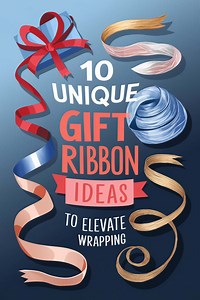 10 Unique Gift Ribbon Ideas to Elevate Wrapping | Creative & Stylish Gift Decoration Tips -