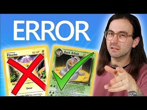 Error Pokemon Cards! Exploring the weird world of Miscuts, Misprints and Printing Errors!