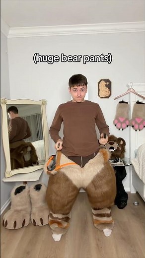 how to wear a fursuit! 🐻