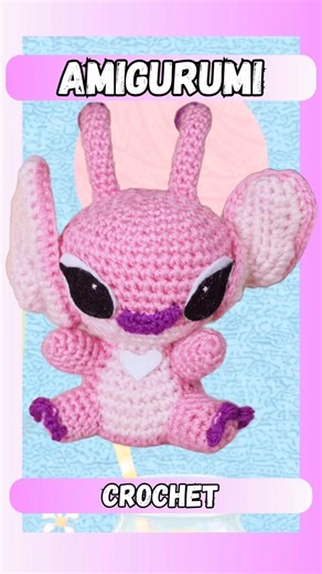 La compañera inseparable de Stitch ✨💕 #shorts #angel #patrongratis #freepattern #tutorial #diy