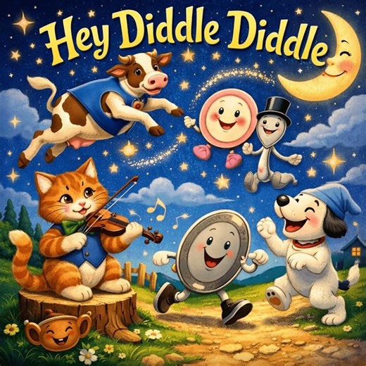 Hey Diddle Diddle | Nursery Rhyme