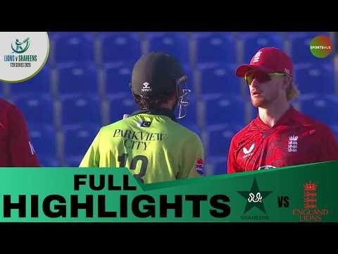 Full Highlights | Pakistan Shaheens vs England lions | Match 02 | T20I Series | ZN1K
