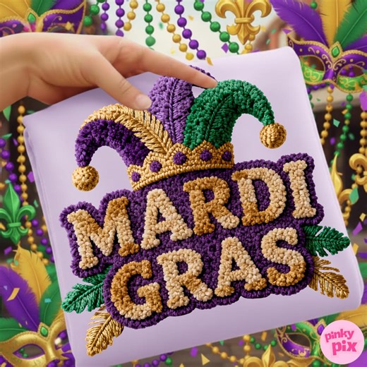 Mardi Gras PNG, Faux Yarn Louisiana Jester Hat Carnival Sublimation Design, Trending Digital Download - Etsy