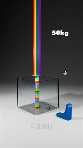 20,000 Colorful Cubes Destroyed by a Metal Sphere | Satisfying #relaxing