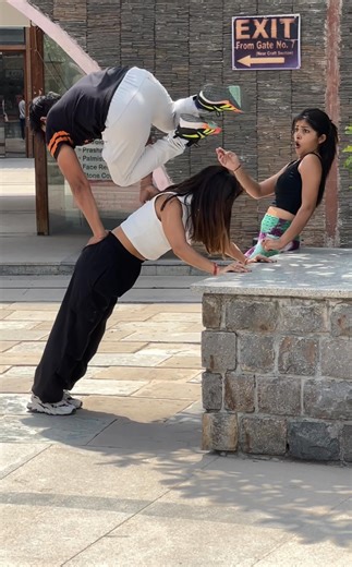 3.7M views · 10K reactions | Wall spin❌Girl spin✅ #reelsfbviralシ #reelsfbシ #couplegoals #acrobatics #gymnast #control #stunts #gymnastics | Hoshiyar Singh | Facebook