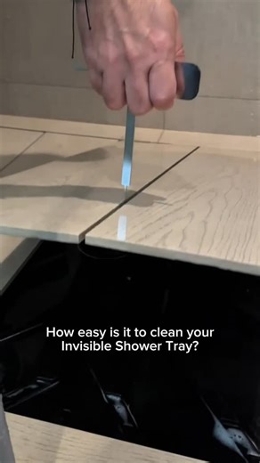 QM Drain and Waterproofing System 💧 on Instagram: "One of the most common questions we get asked: Is the Invisible Drain hard to clean? The answer is no. In fact, it’s much preferred than scrubbing mold and mildew from grout lines, which happens when they absorb water. Our innovative Invisible Drain Shower Tray features a fully waterproof coating which allows the tray to dry rapidly and prevents moisture buildup, mold, and mildew. Not into the large format drain? Check out our Invisible 