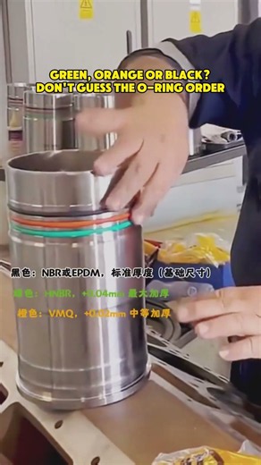 Green, Orange or Black? Cylinder Liner O-Ring Order Explained