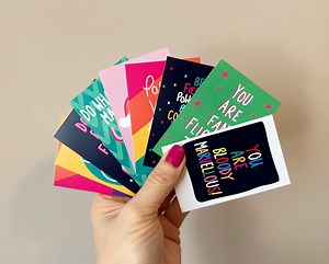 Mini Positivity Postcards: Inspirational Keepsake Cards - Etsy UK