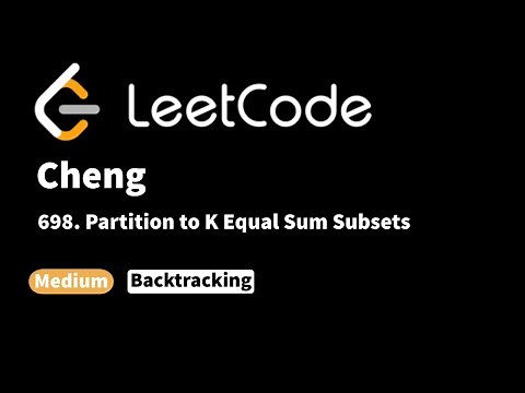 LeetCode 698. Partition to K Equal Sum Subsets