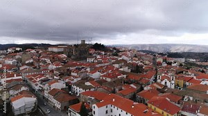 Cathedral Of Guarda, Sé Da Guarda And City View, Portugal
