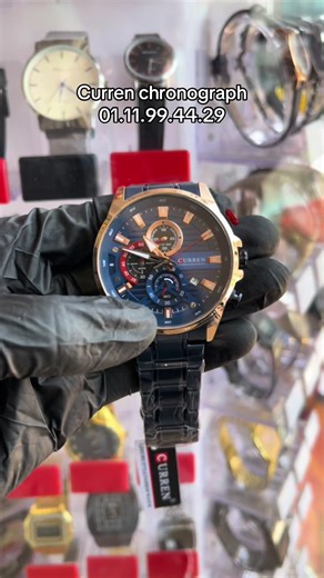 🕰️🎩CURREN GENTS #8291 ☑️Chronograph movement ☑️Date display ☑️metal strap ☑️Water resistant ❇️3 color options 🎁CURREN BRANDED BOX #wristwatch #menwatch #giftideas #automaticwatch