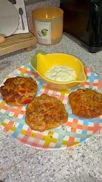 Essential Meals that You should know how to make :Salmon Patties with Caper DillTartar Sauce #fyp
