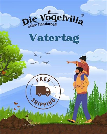 🌸🎽 Erinnerung: Muttertag & Vatertag – schenken Sie ein Unikat von der Vogelvilla!