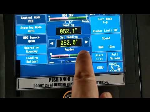 How to Test Off Course Alarm in Yokogawa CMZ900 Auto Pilot Steeriing