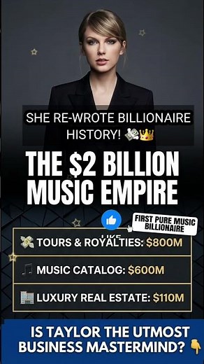 The $2,000,000,000 Taylor Swift Audit: How She Made History! 💸📈 #taylorswift