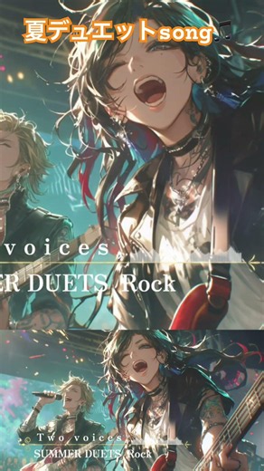 夏duet song！ #bgm #rockmusic #summerrock #anime #aimusic #jpop #ai音楽 #music #epicrock