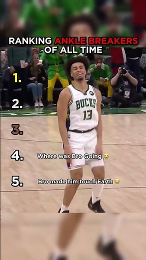 Ranking The Best Ankle Breakers In NBA History 🤯 #shorts