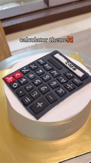 Dutch truffle | calculator theme cake | #shortvideo #cake #yutubeshorts #latest