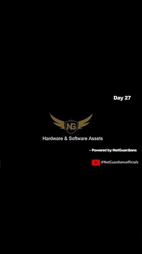 Hardware vs Software Assets in 5 Minutes! #cybersecurity #youtube #course
