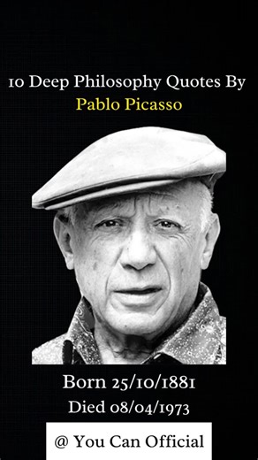 10 Deep Philosophy Quotes By Pablo Picasso #Quote #quotes #quotesoftheday #Dailyquotes #Mondayquotes #Success #Successquotes #Lifegoals #Lifechallenge #Arts #PabloPicasso #pablopicassoart #Motivatonalquotes #Motivationalquotes #Inspirationalquotes #Lifechangingquotes #Fyp #fypシ #fypage #fypシ゚viral #fypp #Foryou #foryoupage #foryourpage #Trend #trending #Trendingvideo #trendingvideos #Viral #viralvideo #viraltiktok #virall #viral_video #100k