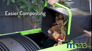 Maze Large 2.4 Gallon Kitchen Caddie Compost Bin