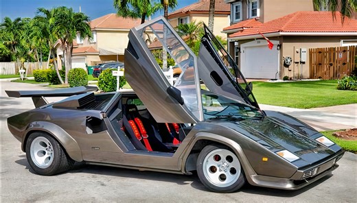 This Lamborghini Countach Replica was Built Over 17-Years in a Basement and It Could be Yours
