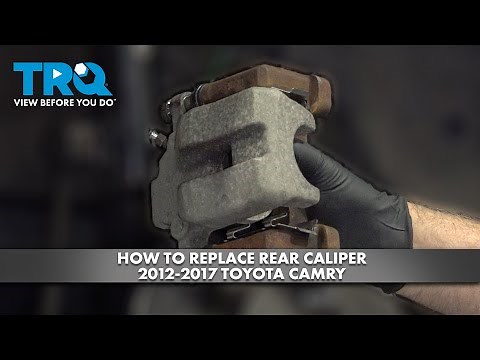 How to Replace Rear Calipers 2012-2017 Toyota Camry