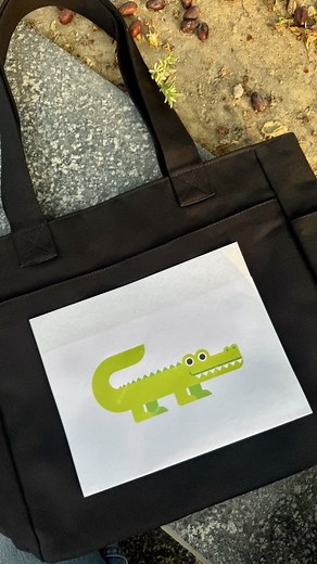 TSANTA | All Handcrafted on Instagram: "Crocodile Tufted Canvas tote bag! 🐊 www.tsanta.in Shop Now! #tsanta.in #punchneedle #tufting #handmade #crocodile #canvastotebag #fashion #lifestyle #totebag #sustainablefashion #ecofriendly #ecoconscious"