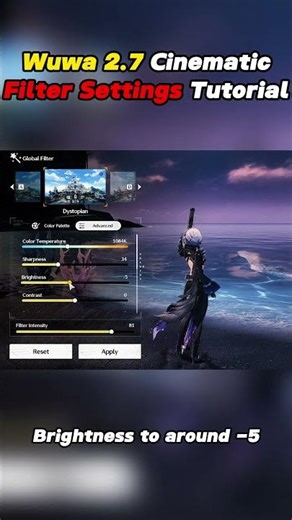 Wuwa 2.7 Cinematic Filter Settings Tutorial #wutheringwaves #wuwa #wuwacreator