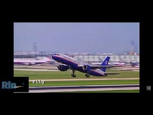 United Airlines flight 93 - crash animation