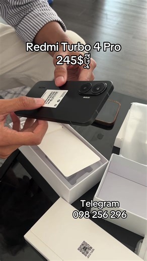 Redmi Turbo 4 Pro 245$ថ្មីប្រអប់