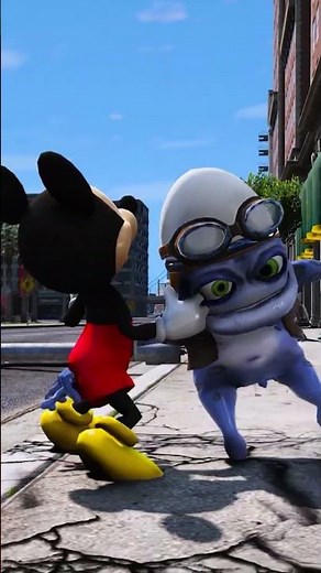 MICKEY MOUSE VS CRAZY FROG #Shorts