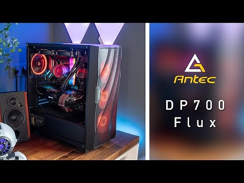 Antec DF700 Flux PC build. Great airflow and that front panel... 😳