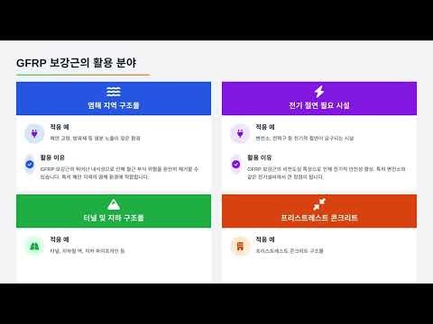 134 1 11 유리섬유 강화 폴리머 보강근Glass Fiber Reinforced Polymer Bar