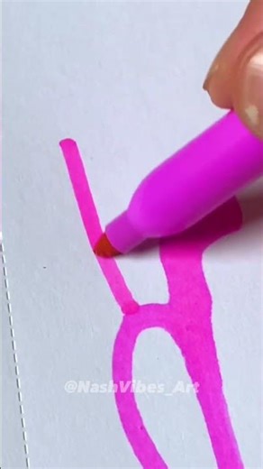 Drawing, But Only Using One Color… Art Challenge!(#shorts)