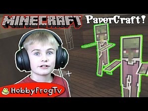 Minecraft Papercraft Mod Adventure by HobbyFrogTV
