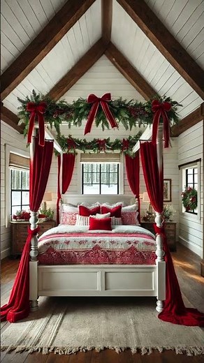 Luxury Farmhouse Christmas Home Tour | Cozy Holiday Interiors with Forest Views, Copper Tub & Rustic