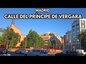 Calle del Príncipe de Vergara, Madrid #4kwalk #walkingtour4k #virtualwalk