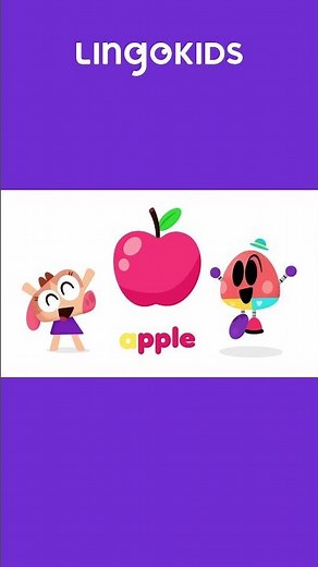 🍎 A is for Apple! 🎤 Listen & Repeat with Lingokids Lessons 📚 #Phonics #abcs #lingokids