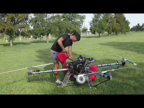 Drone con Motor a Combustión.