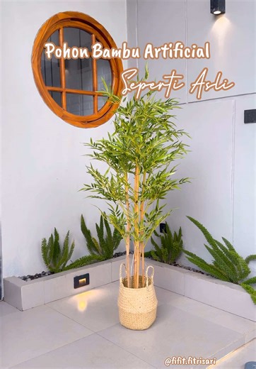 Tanaman Bambu Artificial untuk Dekorasi Rumah