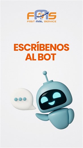 FMS Fast Mail Service on Instagram: "Así de fácil funciona nuestro bot 🚀📦 Un proceso automatizado, claro y disponible 24/7 para ayudarte a generar envíos cuando lo necesites. #Bot24x7 #FastMailService #EnvíosAutomáticos"