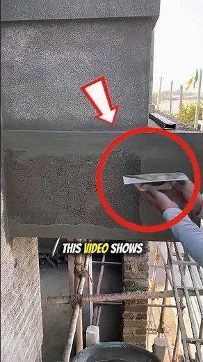 Perfect Cement Finish with Sponge Float Smooth Plastering Technique for Walls Masonry Tool Tutorial