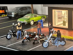 1/64 Diecast Motorcycles & Figures by American Diorama/Mijo Exclusive