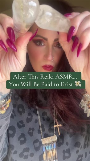 Interact with this energy intentionally ✨ This is Reiki-infused ASMR designed to strengthen your aura, clear energetic resistance, and amplify your natural magnetism. As you listen… your field is being cleared, activated, and expanded. Your energy becomes stronger, more stable, and more attractive to aligned opportunities, people, and abundance. You are no longer chasing. You are attracting. You are receiving. 💎 Quartz crystals have been Reiki-activated with the intention of: \t•\tamplifying yo