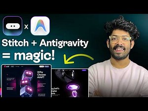 Stitch + Antigravity Workflow is GOLD! | Stunning Design To Live Website/App