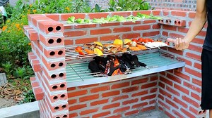 6.3K views · 371 shares | DIY Backyard BBQ Grill Projects Instructions - Very easy #trendingnow #amayzing #trending #creativetips #viral #facebookwatch #watch | The District App | Facebook