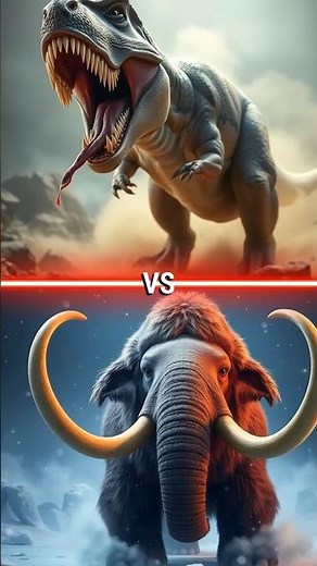 Ultimate Dinosaur Showdown: T. rex vs. Mammoth!