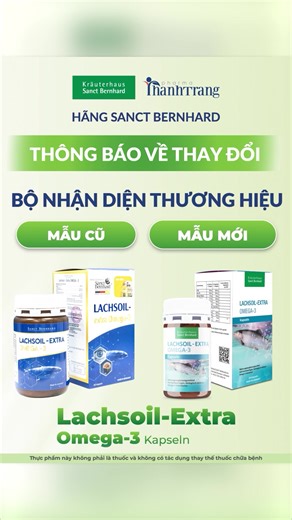 🌿 THÔNG BÁO CHÍNH THỨC VỀ VIỆC THAY ĐỔI BỘ NHẬN DIỆN THƯƠNG HIỆU SANCT BERNHARD 🌿 Kính gửi Quý đối tác và Quý khách hàng, Là nhà phân phối độc quyền các sản phẩm từ thương hiệu Sanct Bernhard tại Việt Nam, Thanh Trang Pharma hân hạnh thông báo về việc chính thức triển khai bộ nhận diện thương hiệu mới của Sanct Bernhard. Với hơn 120 năm kinh nghiệm trong ngành chăm sóc sức khỏe, Sanct Bernhard tiếp tục khẳng định vị thế của mình với bộ nhận diện mới, mang lại diện mạo hiện đại, tinh tế và chuẩ